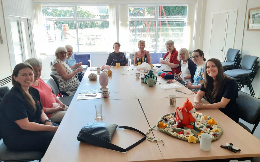 PACT and CGI support Knit, Natter and Sew