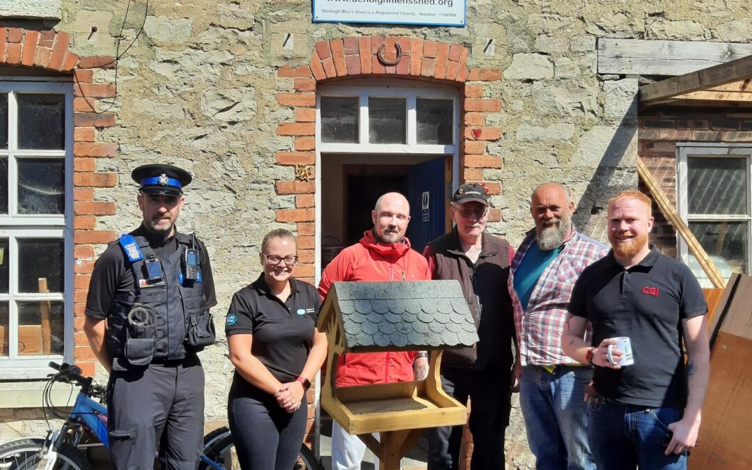 PACT and CGI support Denbigh Mens Shed